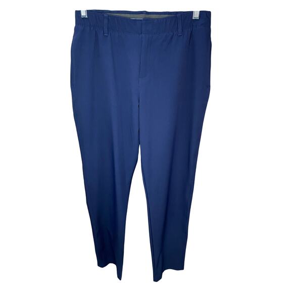 Under Armour Women’s Links Pants Size 10 Blue Golf Performance Stretch Casual - Picture 1 of 12